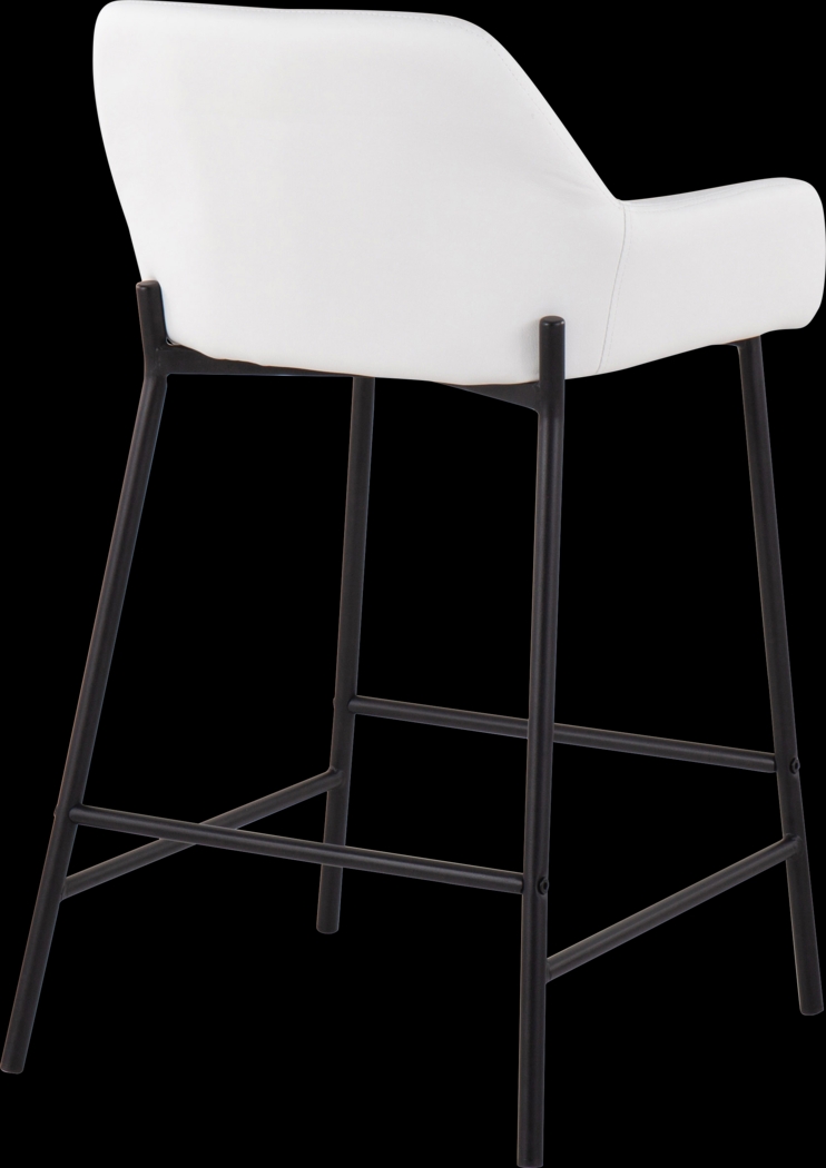 Rimcrest II White Counter Height Stool Set of 2 - Thumbnail - Image 4