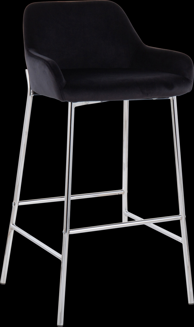 Rimcrest III Black Barstool Set of 2 - Thumbnail - Image 2