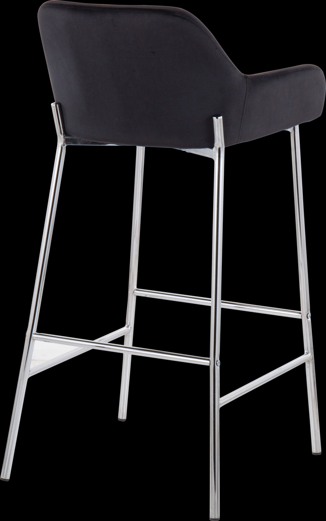 Rimcrest III Black Barstool Set of 2 - Thumbnail - Image 4