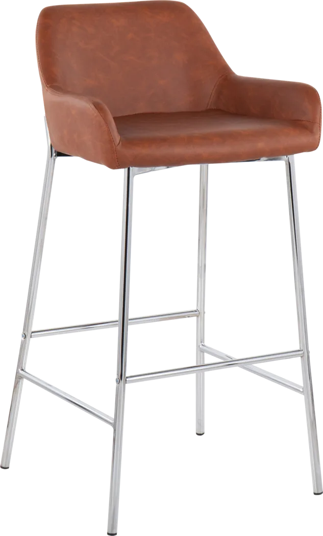 Rimcrest III Camel Barstool Set of 2 - Thumbnail - Image 2