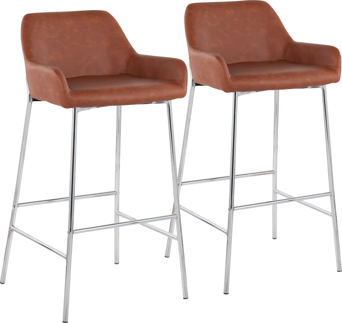 Rimcrest III Camel Barstool Set of 2 - Thumbnail - Image 1