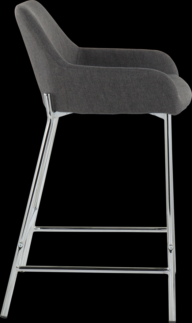 Rimcrest III Charcoal Counter Height Stool Set of 2 - Thumbnail - Image 3