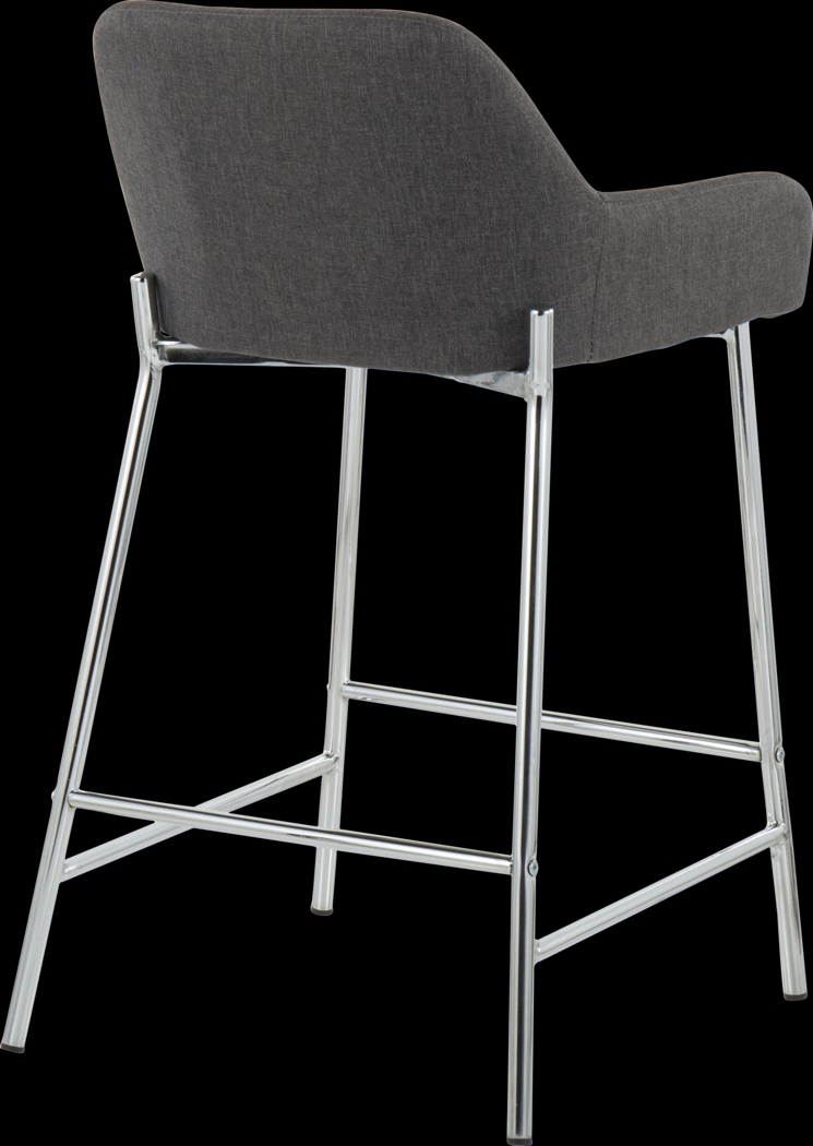 Rimcrest III Charcoal Counter Height Stool Set of 2 - Thumbnail - Image 4