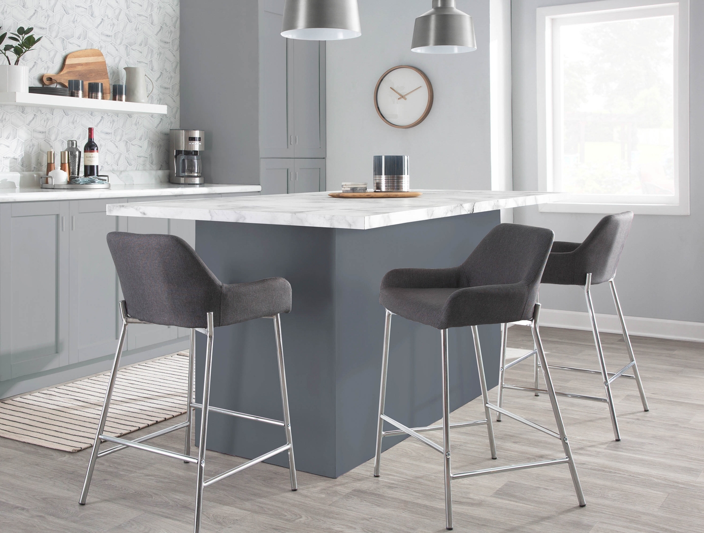 Rimcrest III Charcoal Counter Height Stool Set of 2 - Thumbnail - Image 9