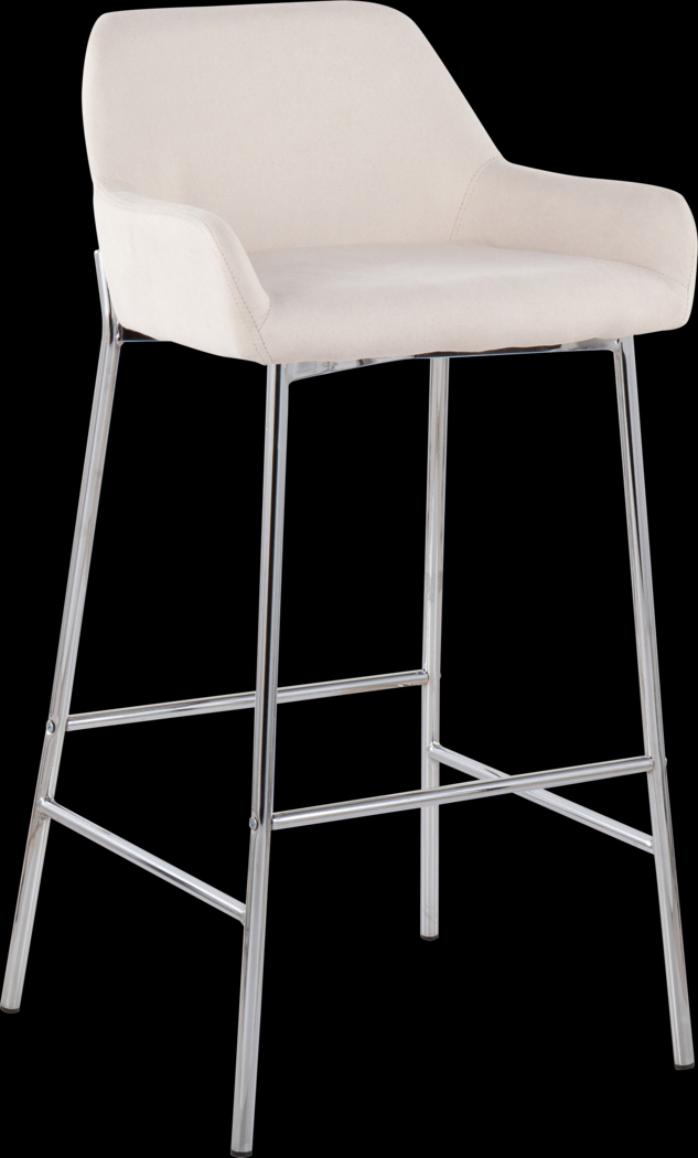 Rimcrest III Cream Barstool Set of 2 - Thumbnail - Image 2