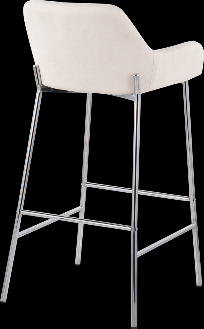 Rimcrest III Cream Barstool Set of 2 - Thumbnail - Image 4