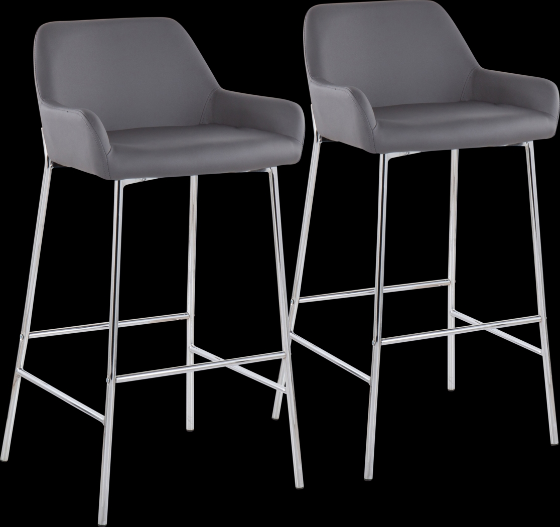 Rimcrest III Gray Barstool Set of 2 - Thumbnail - Image 1