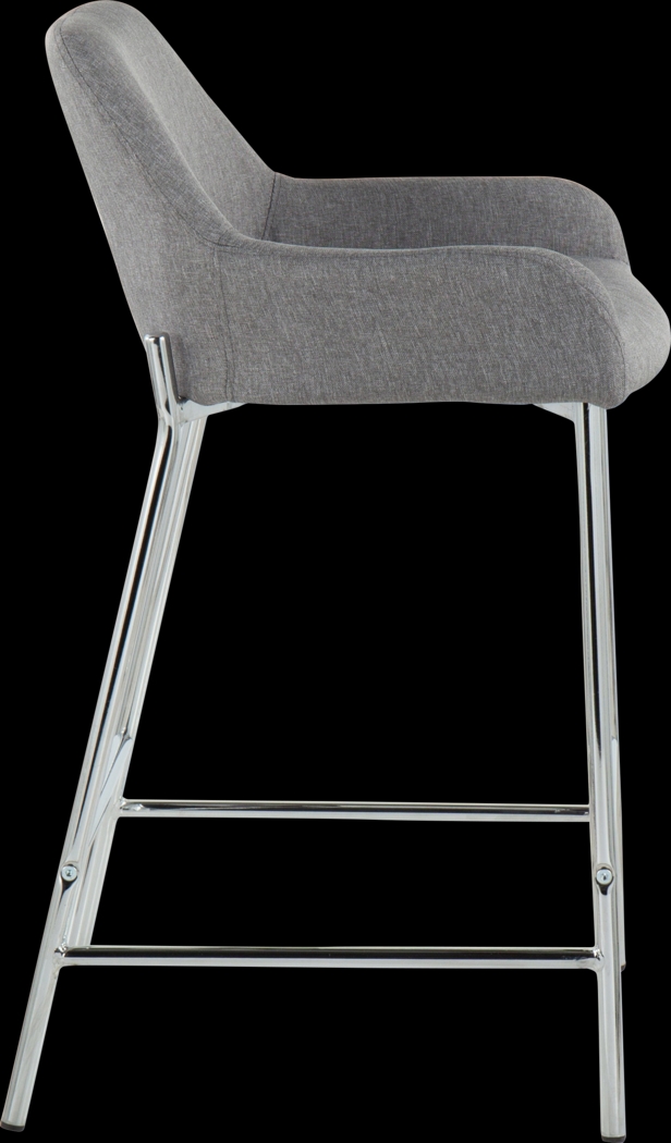 Rimcrest III Gray Counter Height Stool Set of 2 - Thumbnail - Image 3