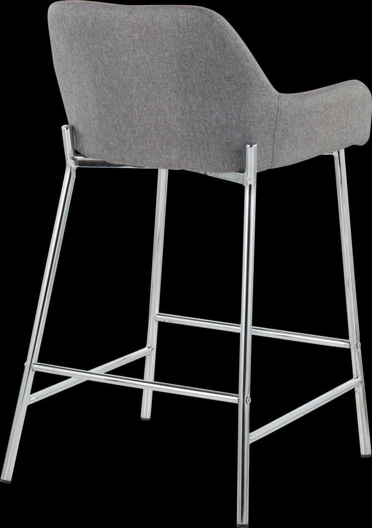 Rimcrest III Gray Counter Height Stool Set of 2 - Thumbnail - Image 4