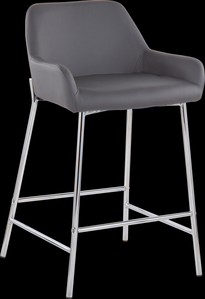 Rimcrest III Gray Counter Height Stool Set of 2 - Thumbnail - Image 2