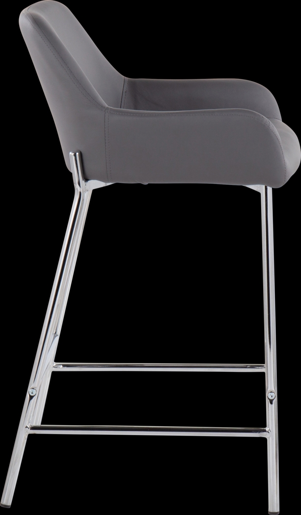 Rimcrest III Gray Counter Height Stool Set of 2 - Thumbnail - Image 3