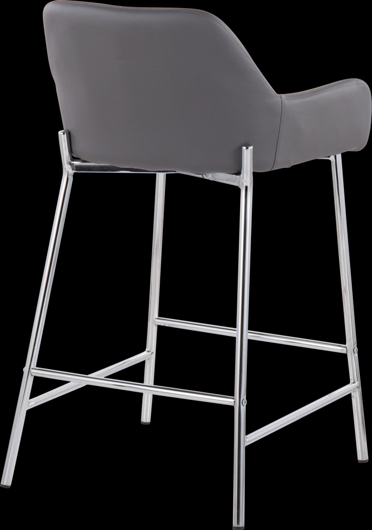 Rimcrest III Gray Counter Height Stool Set of 2 - Thumbnail - Image 4
