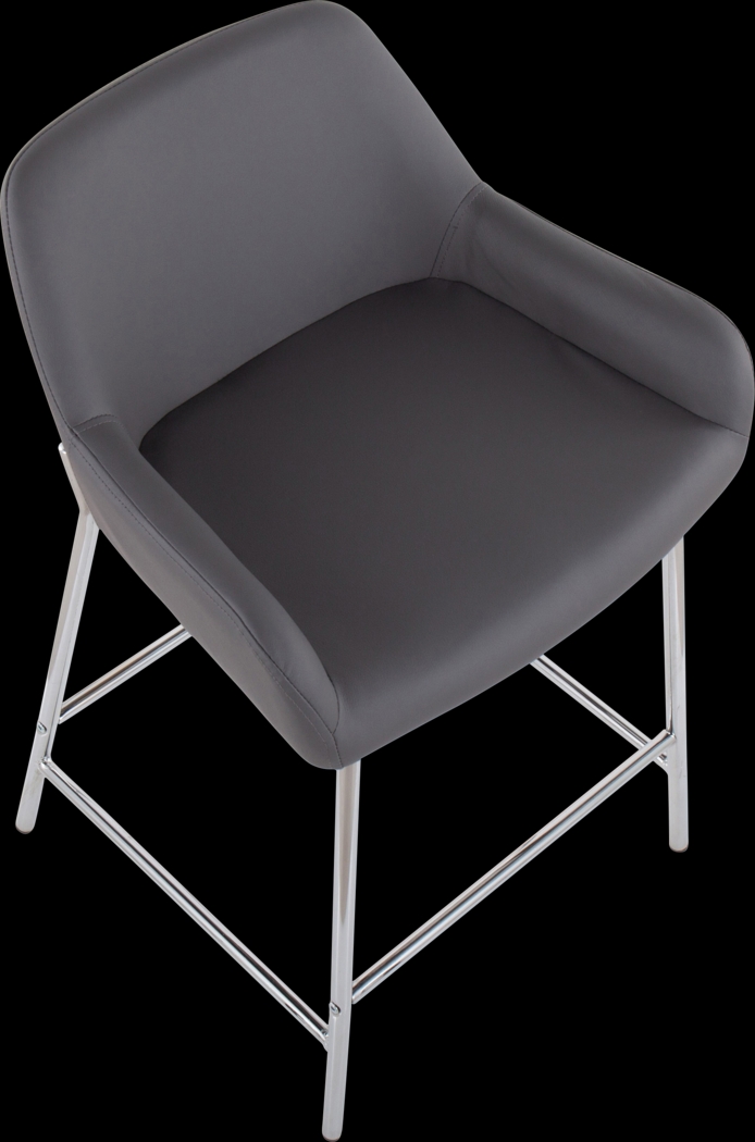 Rimcrest III Gray Counter Height Stool Set of 2 - Thumbnail - Image 7