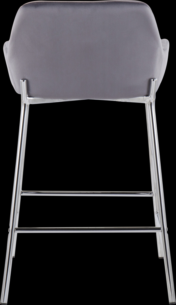 Rimcrest III Silver Counter Height Stool Set of 2 - Thumbnail - Image 5