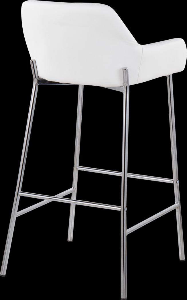 Rimcrest III White Barstool Set of 2 - Thumbnail - Image 4