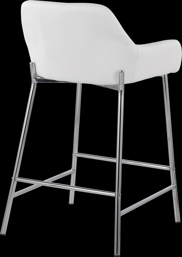 Rimcrest III White Counter Height Stool Set of 2 - Thumbnail - Image 4