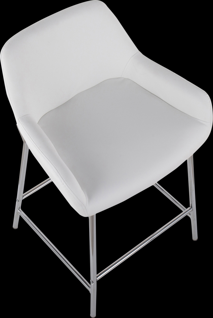 Rimcrest III White Counter Height Stool Set of 2 - Thumbnail - Image 7