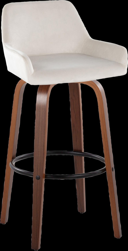 Rimcrest IV White Swivel Barstool, Set of 2 - Thumbnail - Image 6