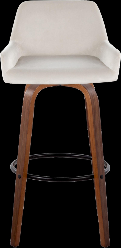 Rimcrest IV White Swivel Barstool, Set of 2 - Thumbnail - Image 10