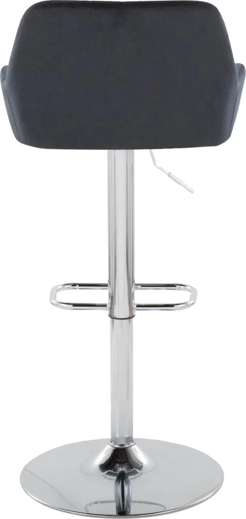 Rimcrest IX Black Adjustable Swivel Barstool, Set of 2 - Thumbnail - Image 9