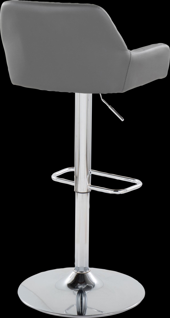 Rimcrest IX Gray Adjustable Swivel Barstool, Set of 2 - Thumbnail - Image 8