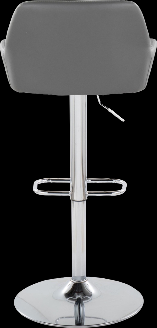 Rimcrest IX Gray Adjustable Swivel Barstool, Set of 2 - Thumbnail - Image 9
