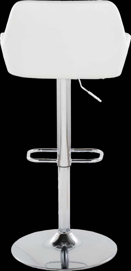 Rimcrest IX White Adjustable Swivel Barstool, Set of 2 - Thumbnail - Image 9