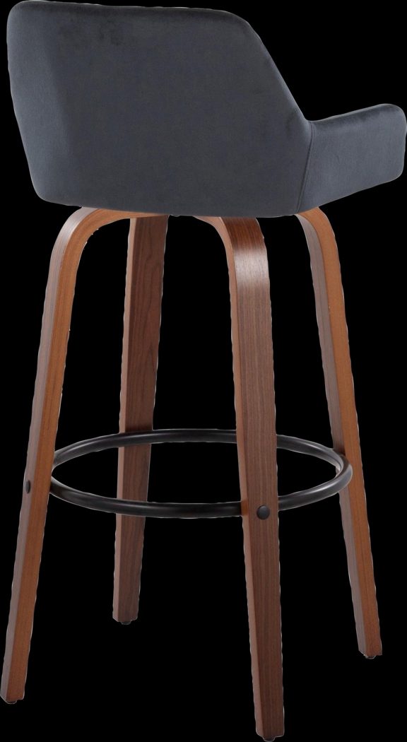 Rimcrest VI Black Swivel Barstool, Set of 2 - Thumbnail - Image 8