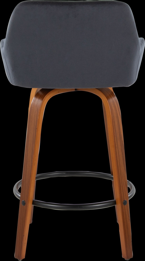 Rimcrest VI Black Swivel Counter Height Stool, Set of 2 - Thumbnail - Image 8