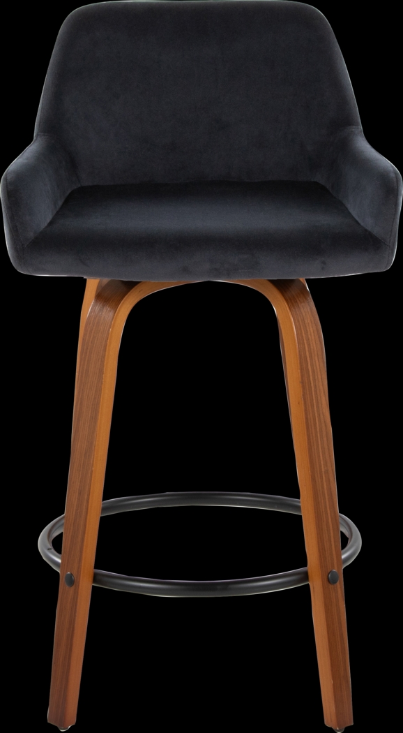 Rimcrest VI Black Swivel Counter Height Stool, Set of 2 - Thumbnail - Image 9