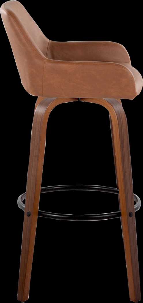 Rimcrest VI Camel Swivel Barstool, Set of 2 - Thumbnail - Image 7