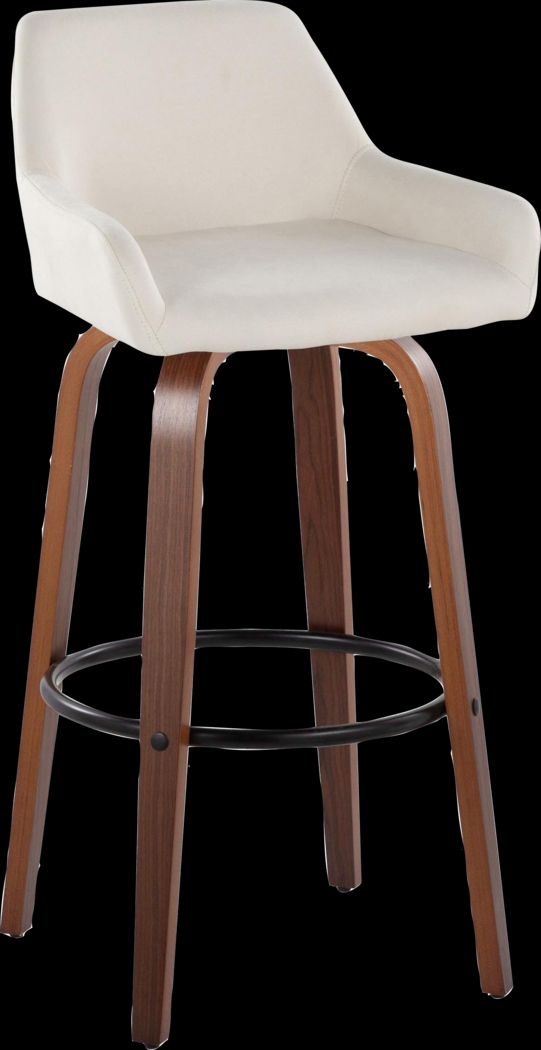 Rimcrest VI Cream Swivel Barstool, Set of 2 - Thumbnail - Image 6