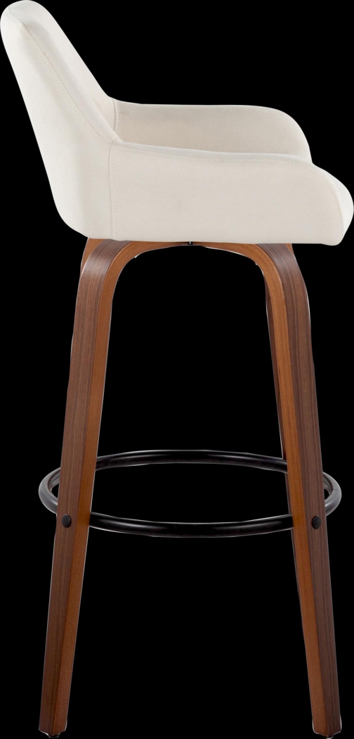 Rimcrest VI Cream Swivel Barstool, Set of 2 - Thumbnail - Image 10