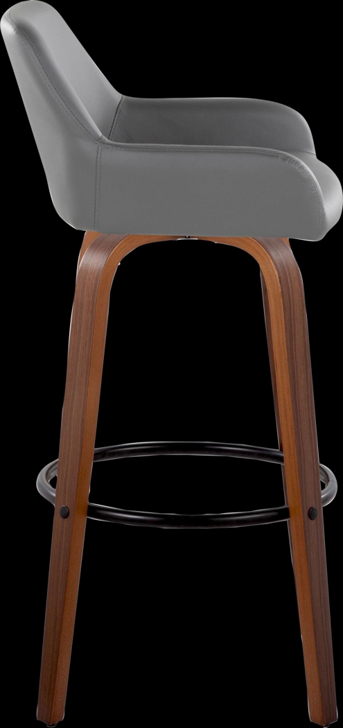 Rimcrest VI Gray Swivel Barstool, Set of 2 - Thumbnail - Image 7