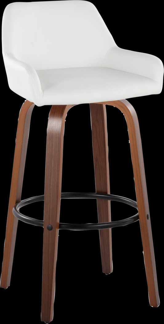 Rimcrest VI White Swivel Barstool, Set of 2 - Thumbnail - Image 6