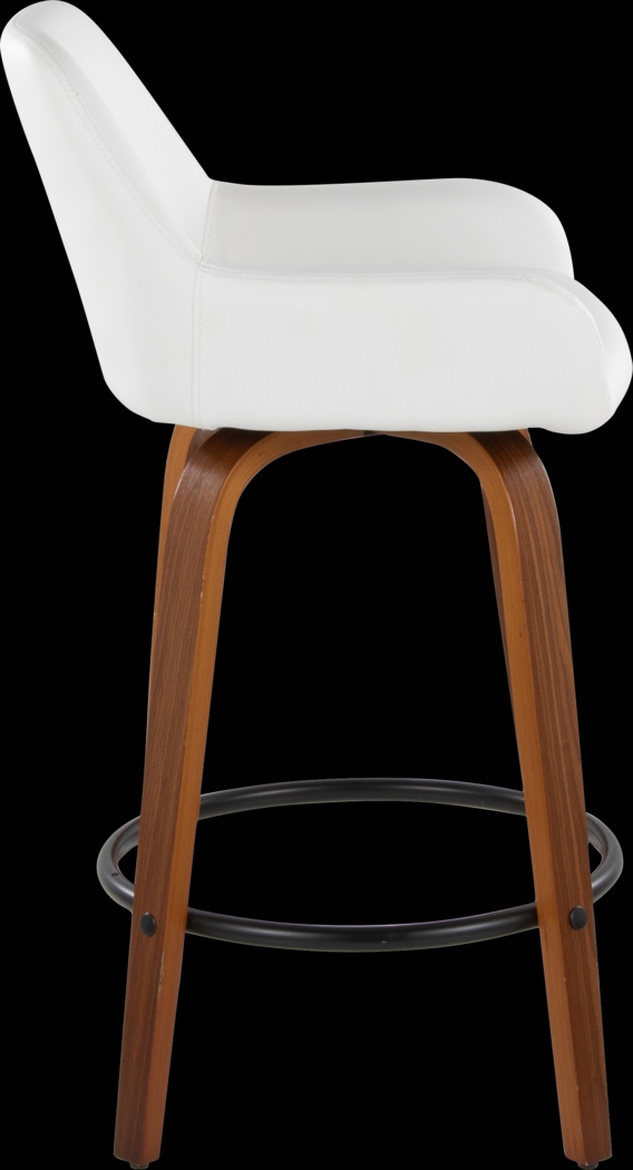 Rimcrest VI White Swivel Counter Height Stool, Set of 2 - Thumbnail - Image 7
