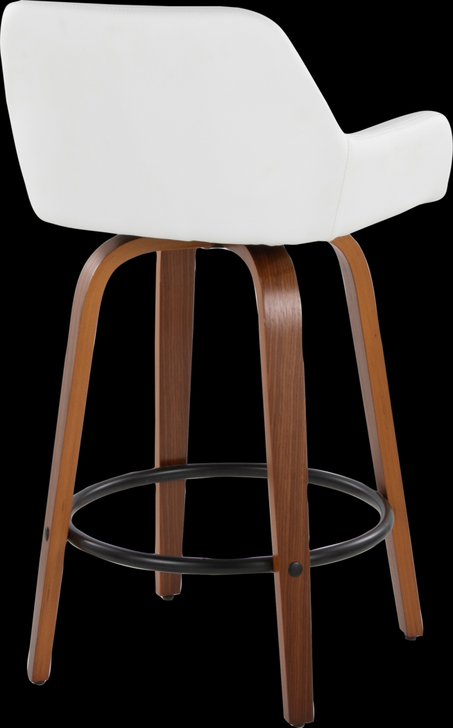 Rimcrest VI White Swivel Counter Height Stool, Set of 2 - Thumbnail - Image 8