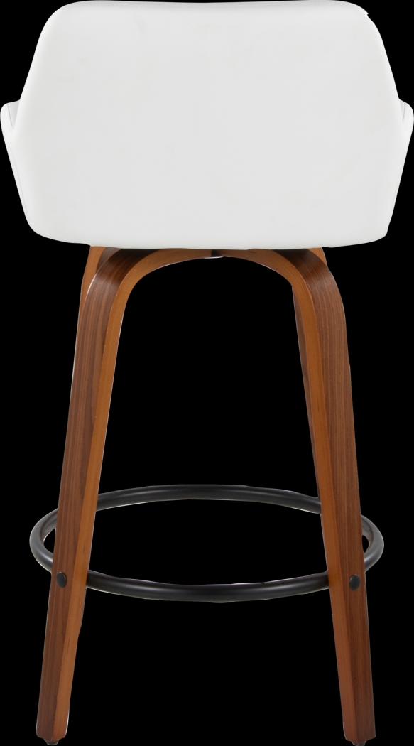 Rimcrest VI White Swivel Counter Height Stool, Set of 2 - Thumbnail - Image 9