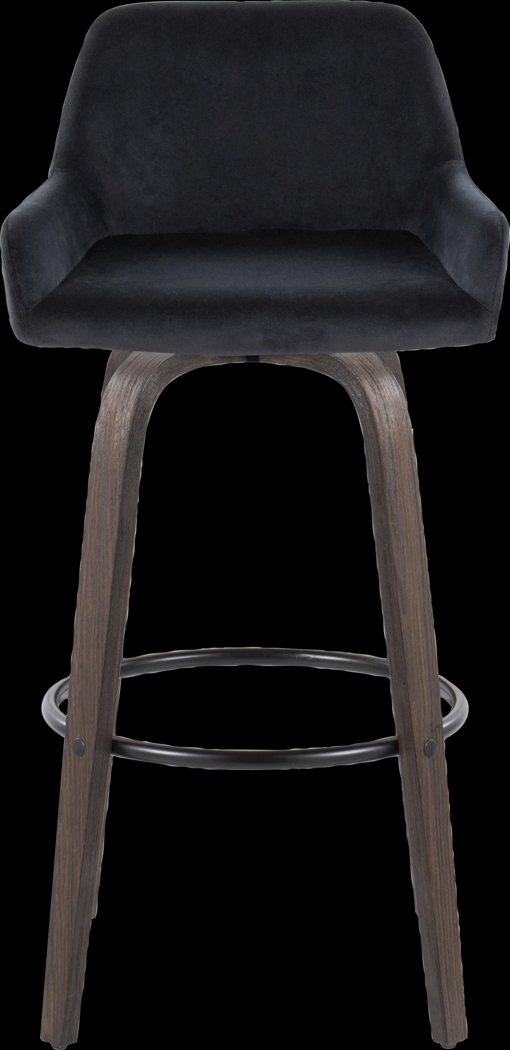 Rimcrest VII Black Swivel Barstool, Set of 2 - Thumbnail - Image 10