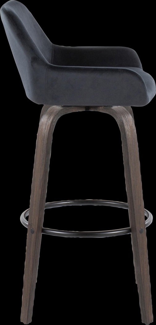 Rimcrest VII Black Swivel Barstool, Set of 2 - Thumbnail - Image 7