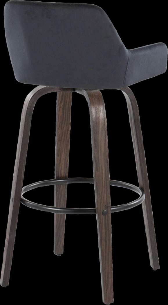 Rimcrest VII Black Swivel Barstool, Set of 2 - Thumbnail - Image 8