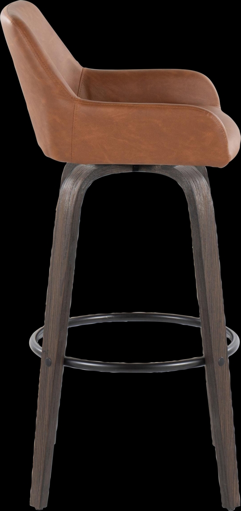 Rimcrest VII Camel Swivel Barstool, Set of 2 - Thumbnail - Image 7