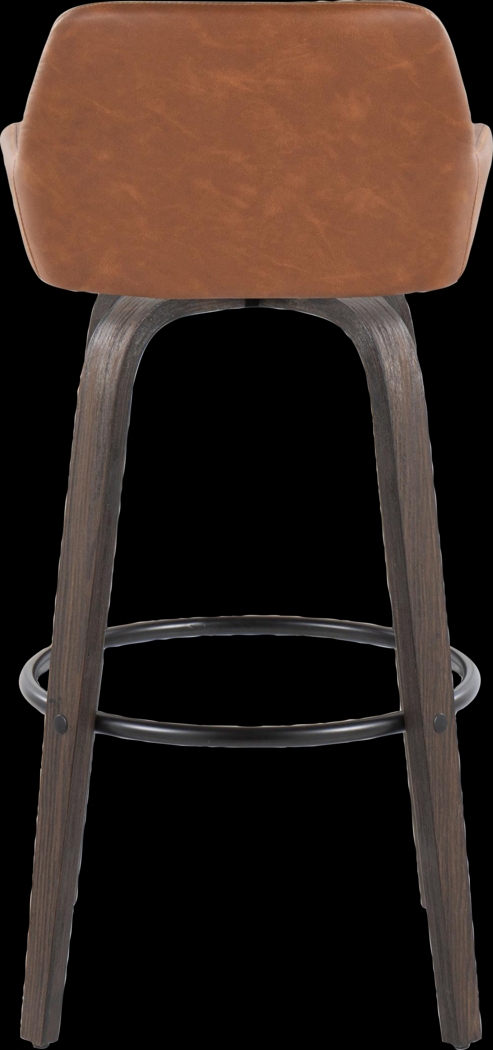 Rimcrest VII Camel Swivel Barstool, Set of 2 - Thumbnail - Image 9