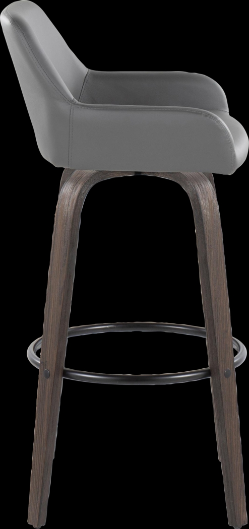 Rimcrest VII Gray Swivel Barstool, Set of 2 - Thumbnail - Image 7