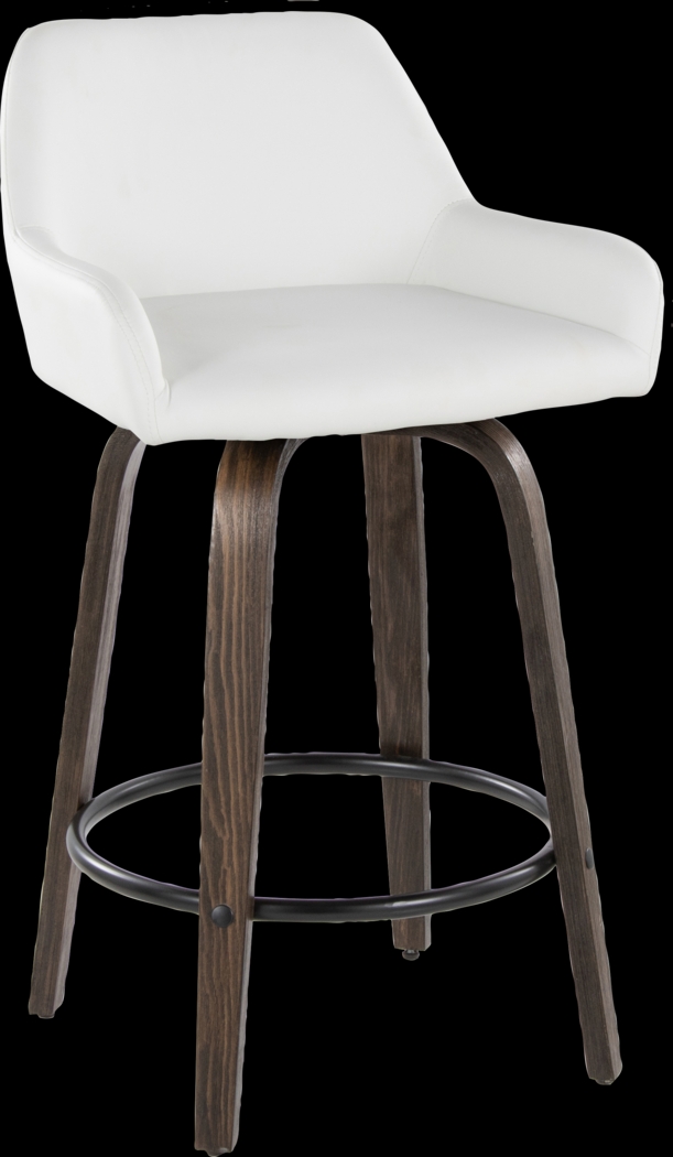 Rimcrest VII White Swivel Barstool, Set of 2 - Thumbnail - Image 6