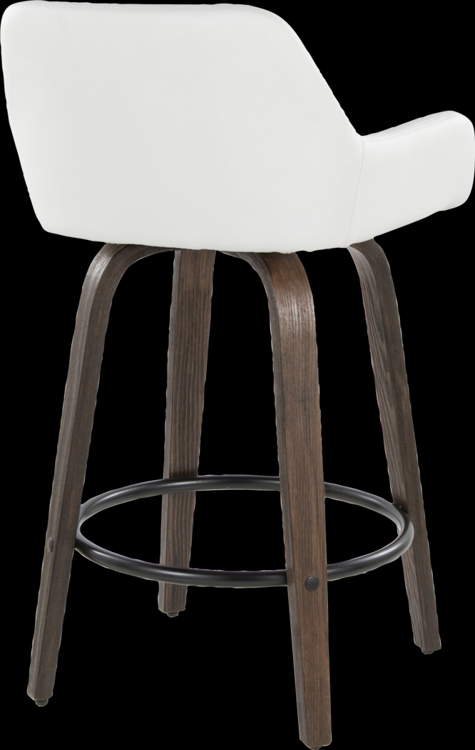 Rimcrest VII White Swivel Barstool, Set of 2 - Thumbnail - Image 8