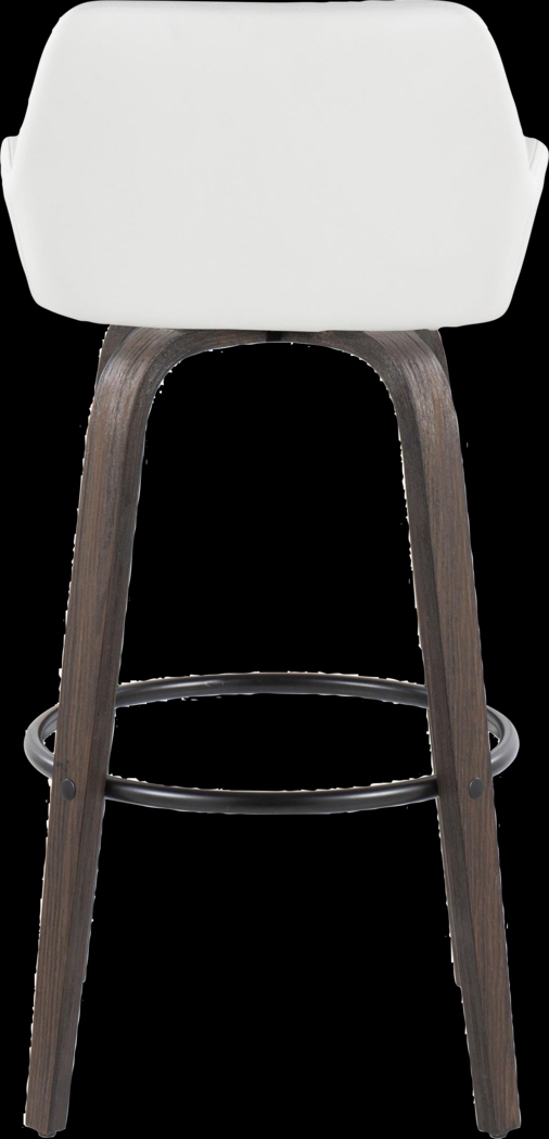 Rimcrest VII White Swivel Barstool, Set of 2 - Thumbnail - Image 9