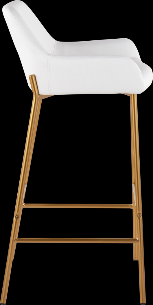 Rimcrest White Barstool Set of 2 - Thumbnail - Image 3