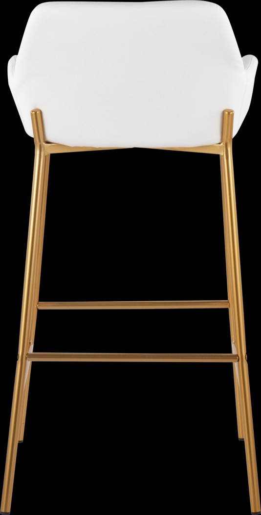 Rimcrest White Barstool Set of 2 - Thumbnail - Image 5