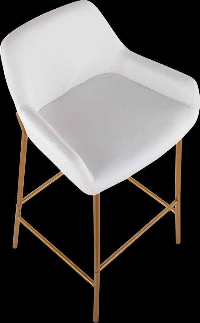 Rimcrest White Barstool Set of 2 - Thumbnail - Image 7